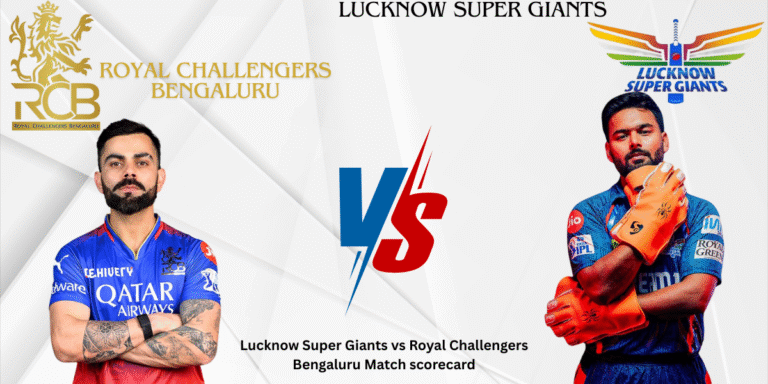 Lucknow Super Giants vs Royal Challengers Bengaluru Match scorecard