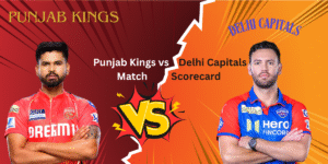 Punjab Kings vs Delhi Capitals Match Scorecard