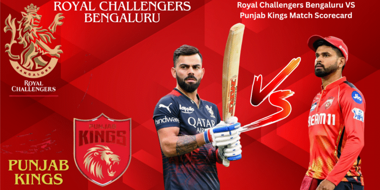 Royal Challengers Bengaluru VS Punjab Kings Match Scorecard