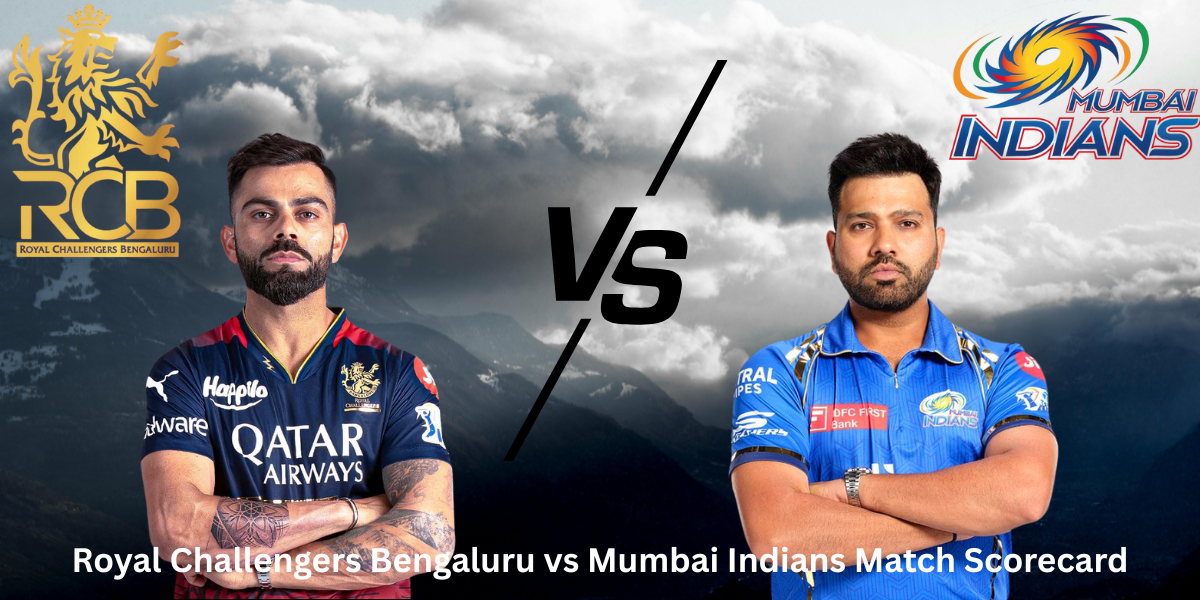 Royal Challengers Bengaluru vs Mumbai Indians Match Scorecard